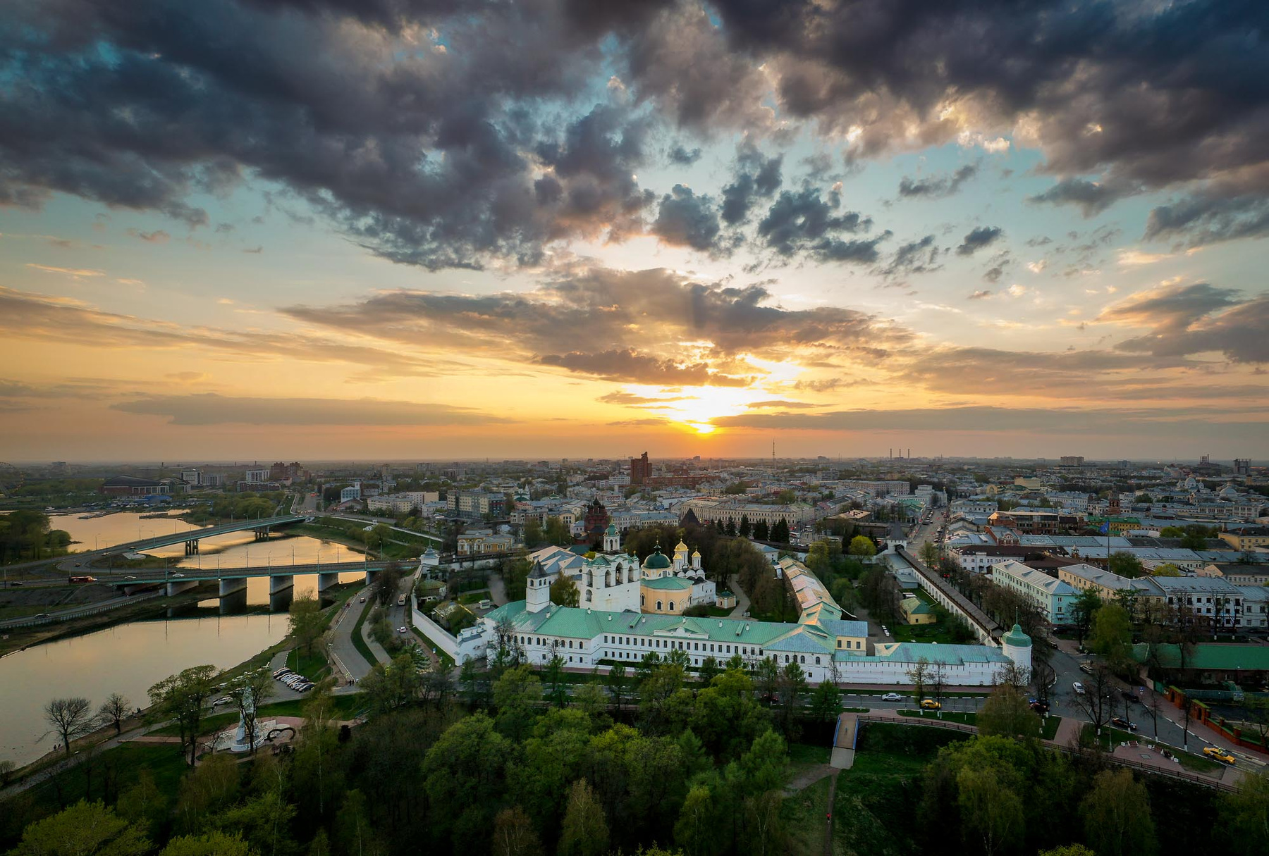 Панорама Ярославля 