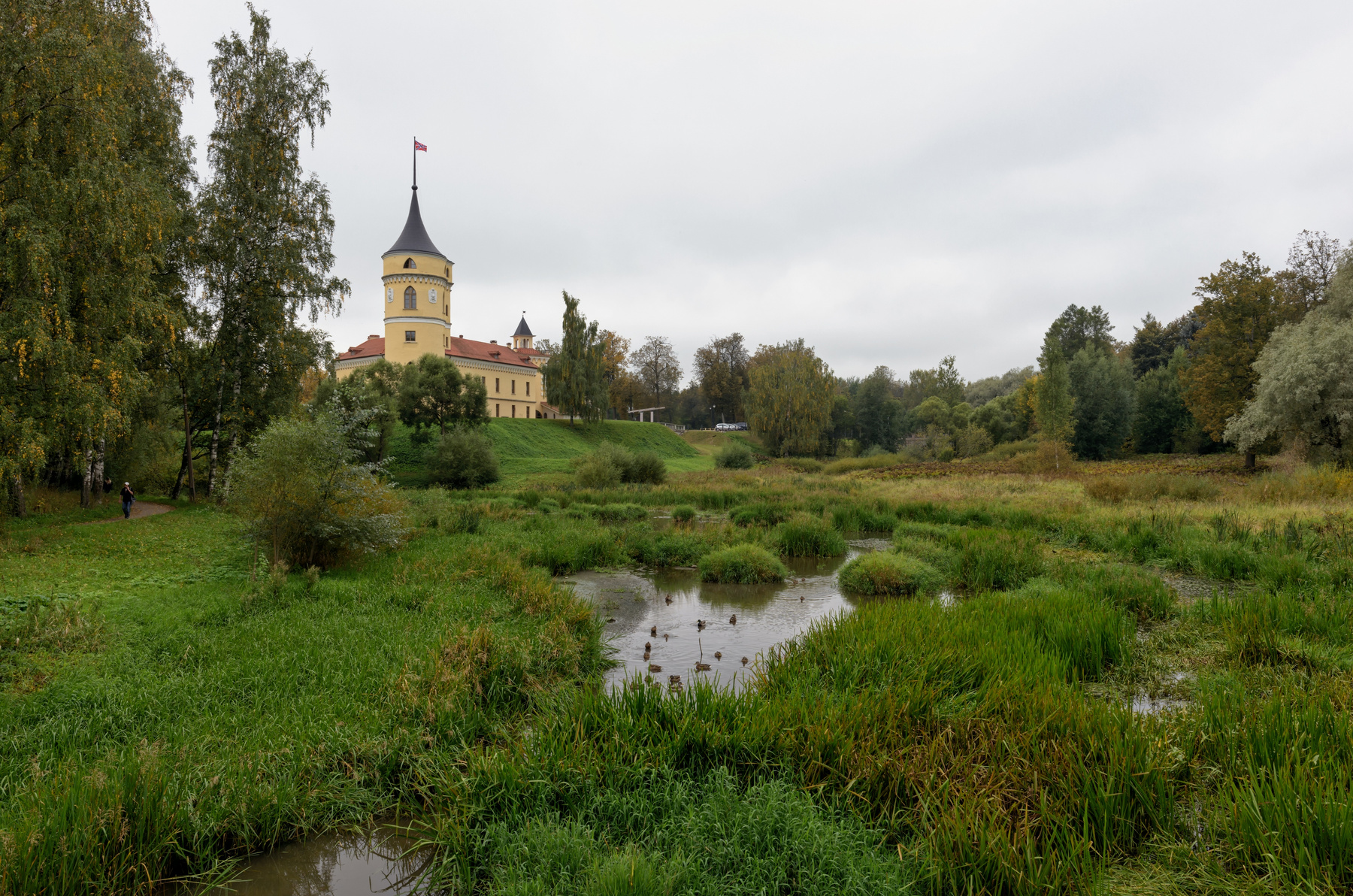 Замок Бип++ Павловск замок пейзаж осень