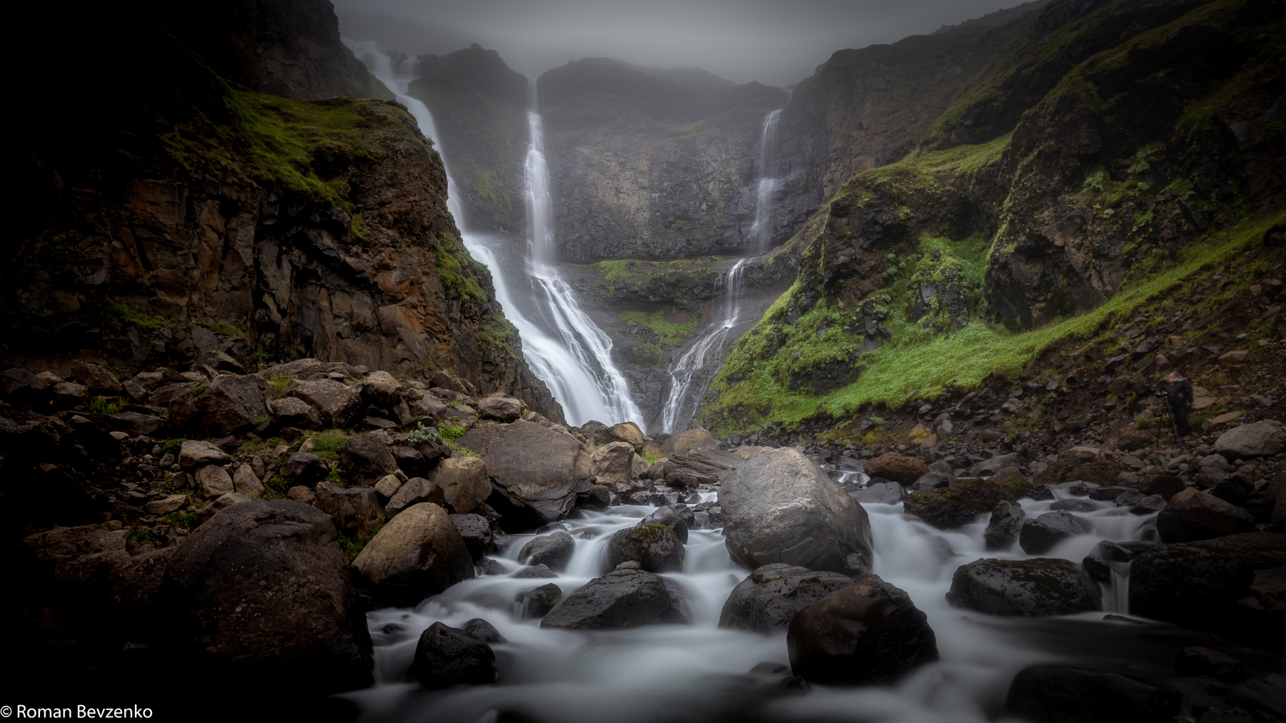 Водопад Rjúkandi, Исландия 