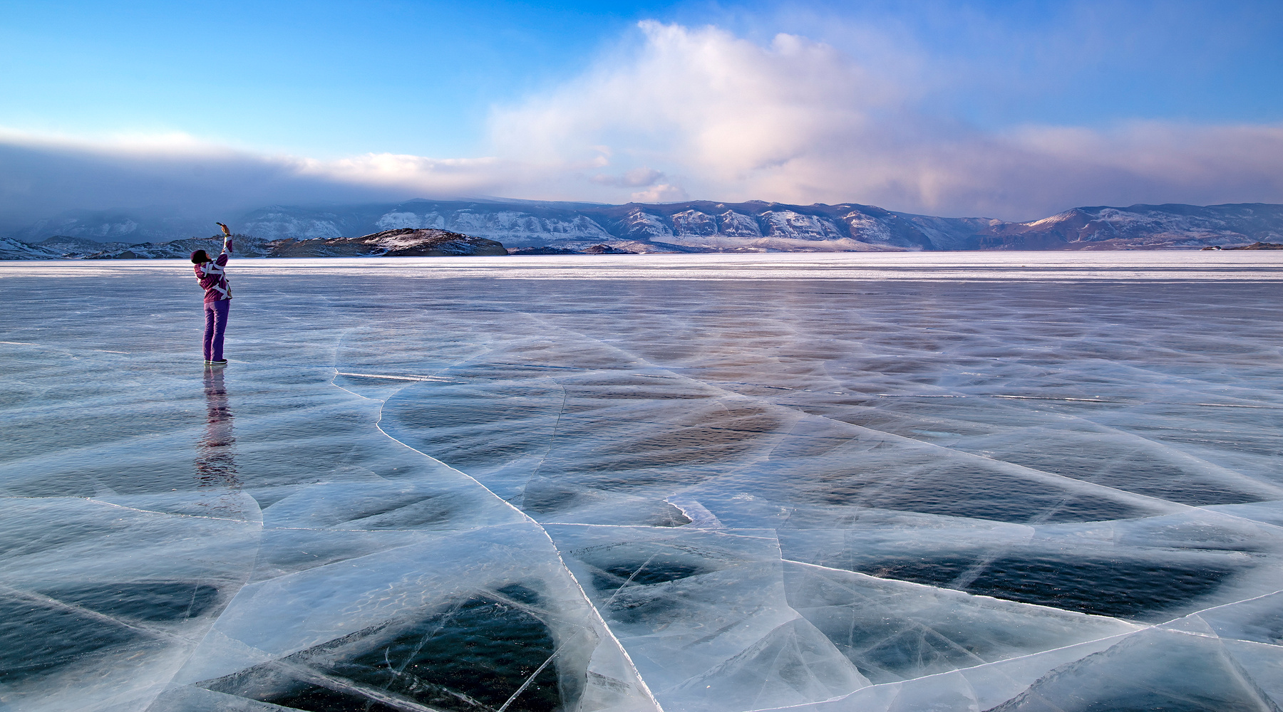На байкальском льду Байкал февраль лёд фототур