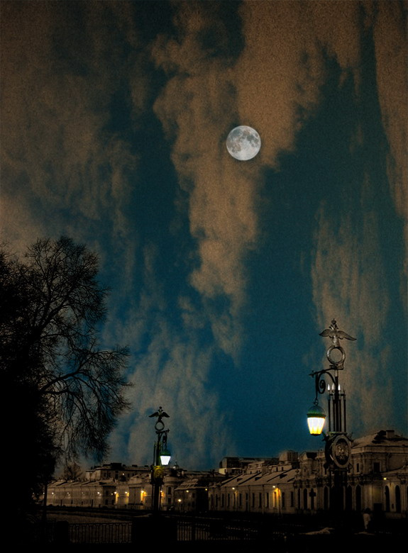 *** old town light night