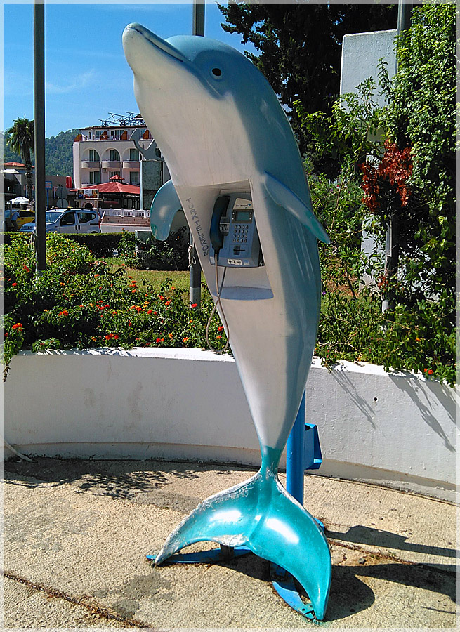 TURKTELEKOM Турция Кемер телефон дельфин порт