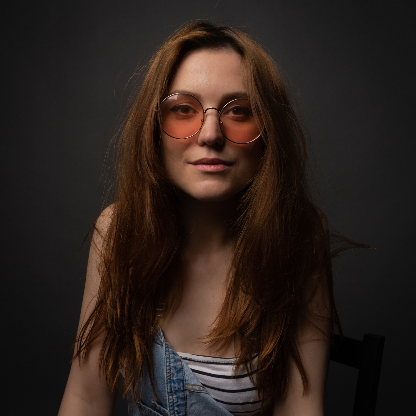 Olesya девушка студийный портрет рыжая