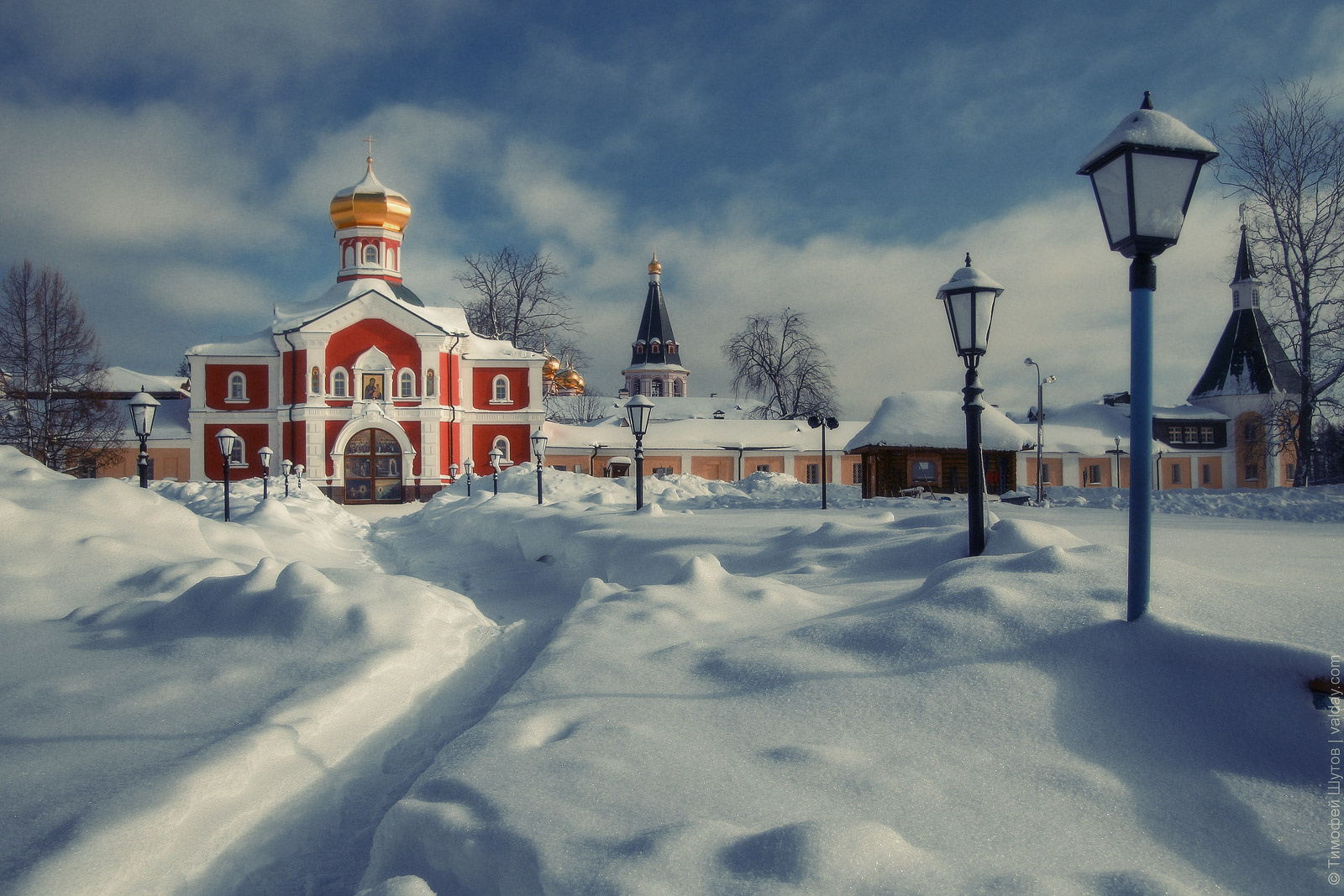 Настоящая зима! Иверский монастырь Валдай
