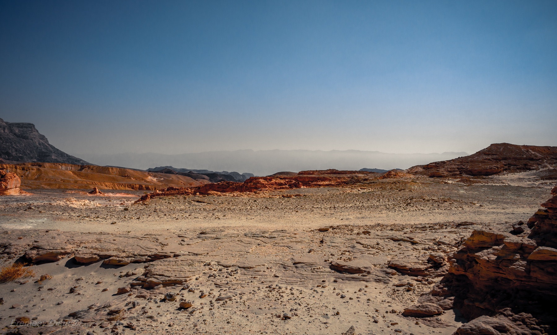 Медные рудники... пустыня песок небо горы скалы