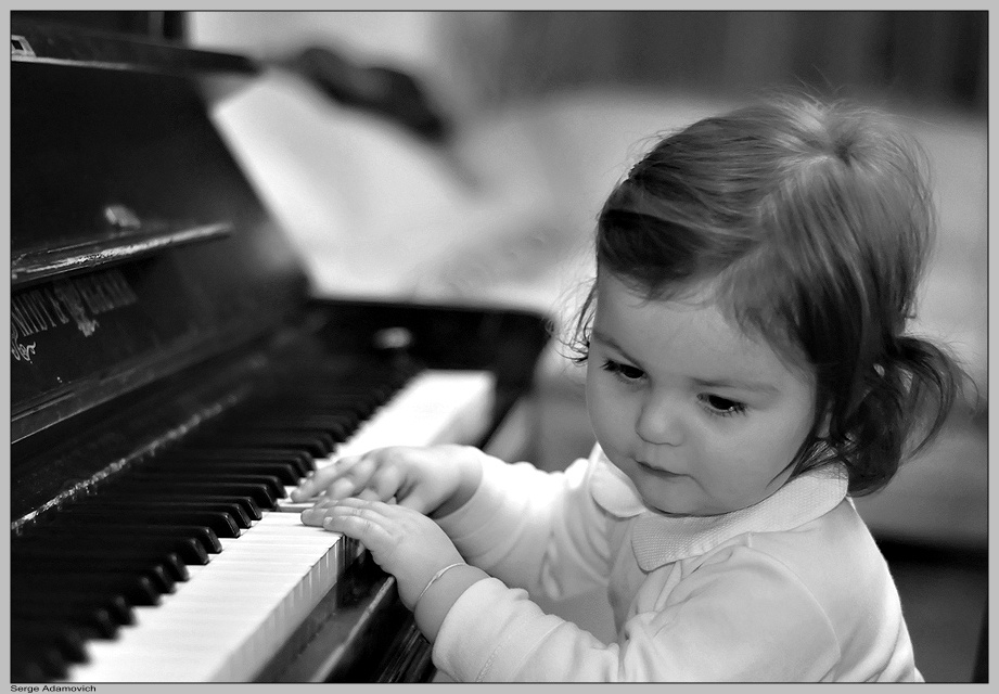ROLL OVER BEETHOVEN дочка, пианино