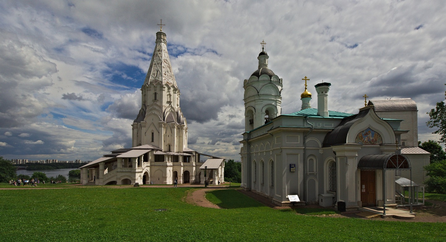 В Коломенском коломенское москва парк церковь