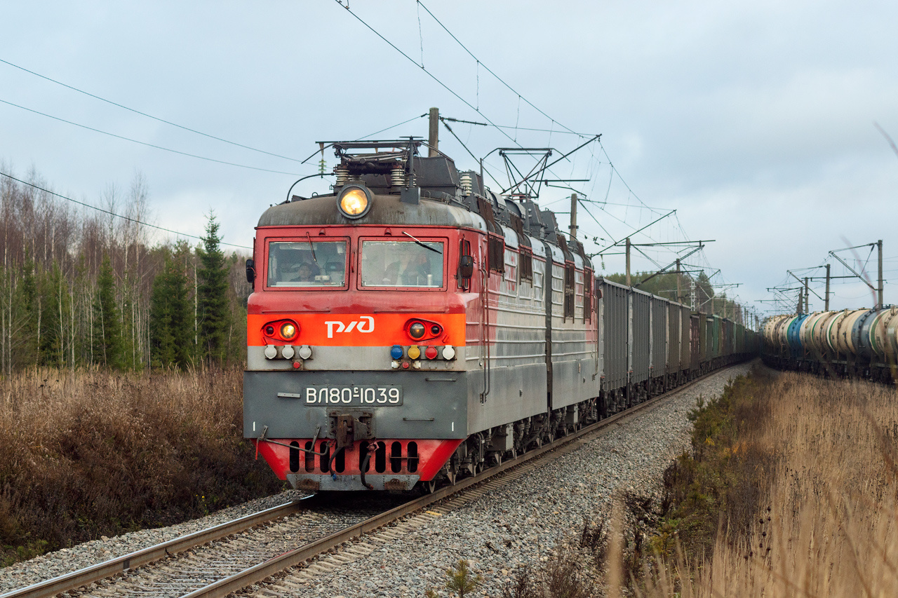 ВЛ80С-1039 ВЛ80С-1039 сев сжд жд транссиб поезд транспорт номжа николополома