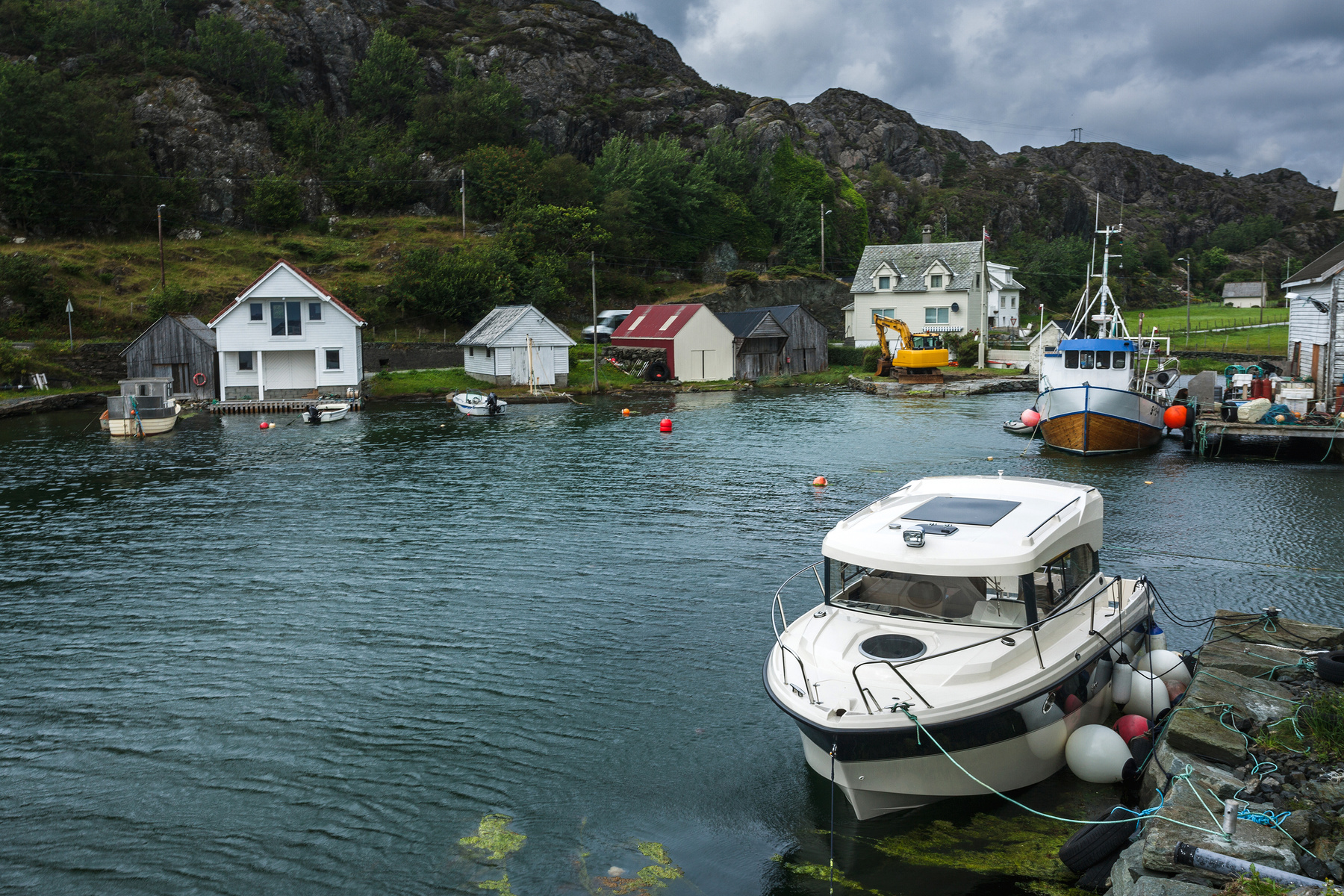 Рыбный порт. Норвегия