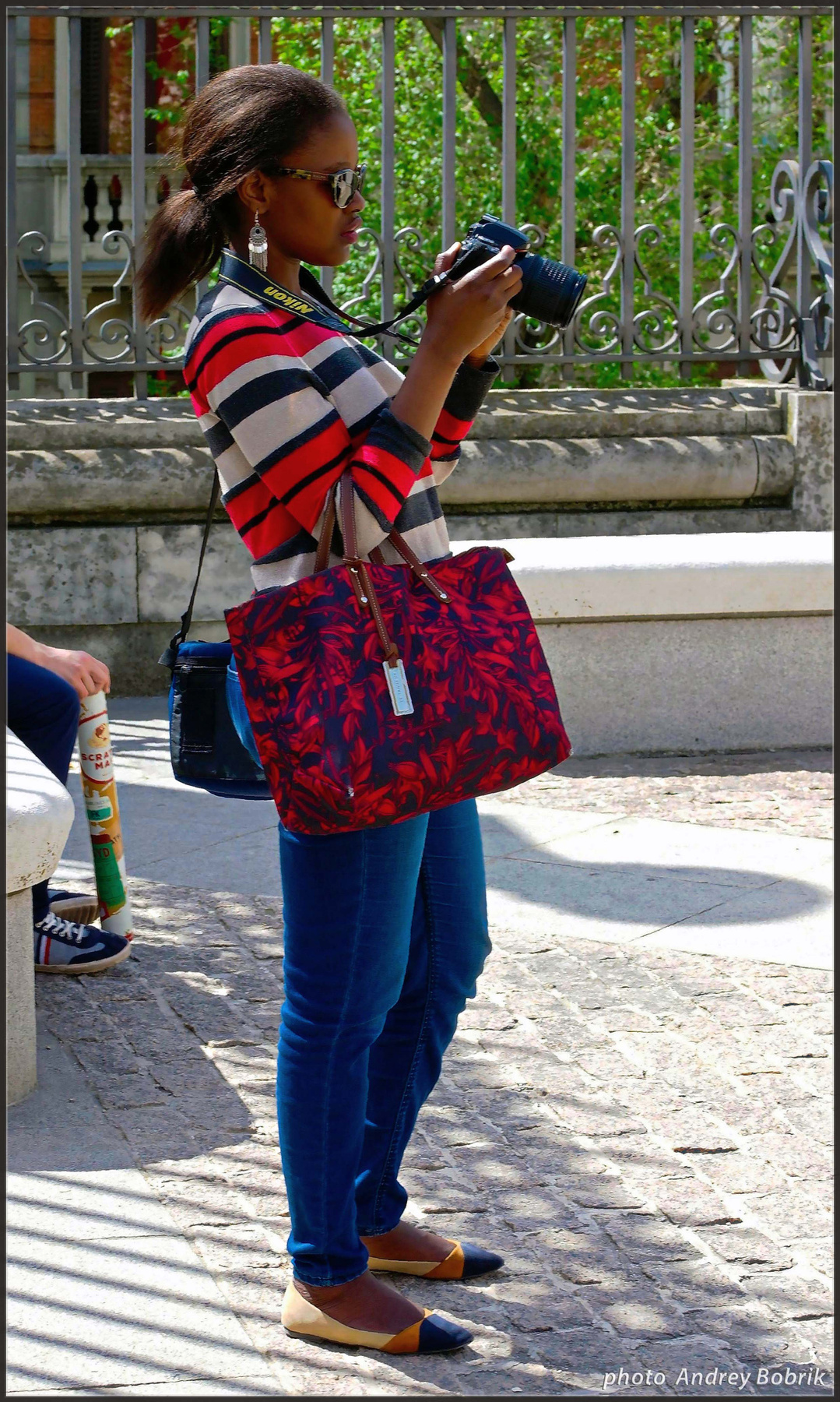 Увлечение Испания Мадрид девушка фотограф камера