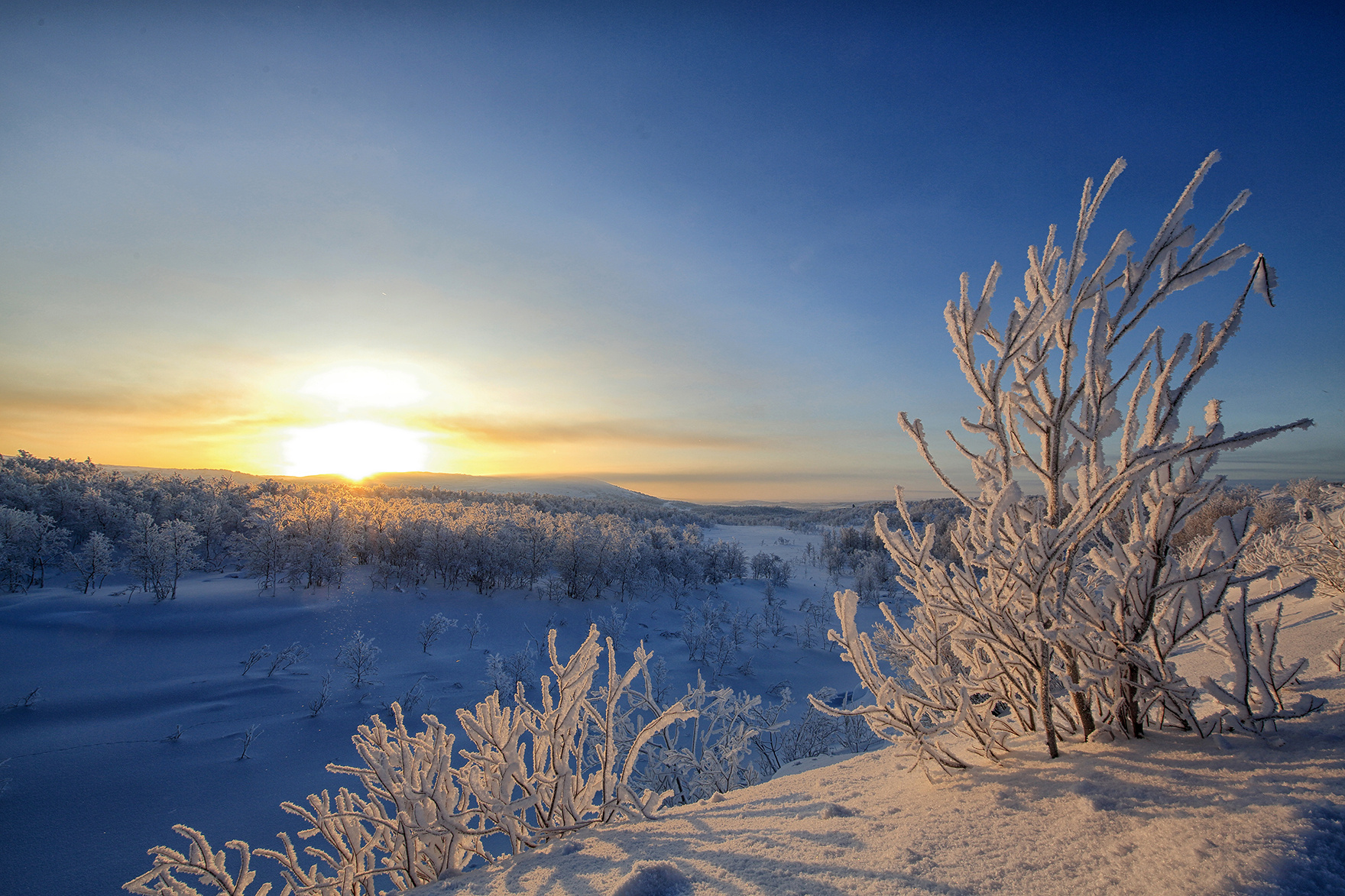 Морозное утро Мурманск