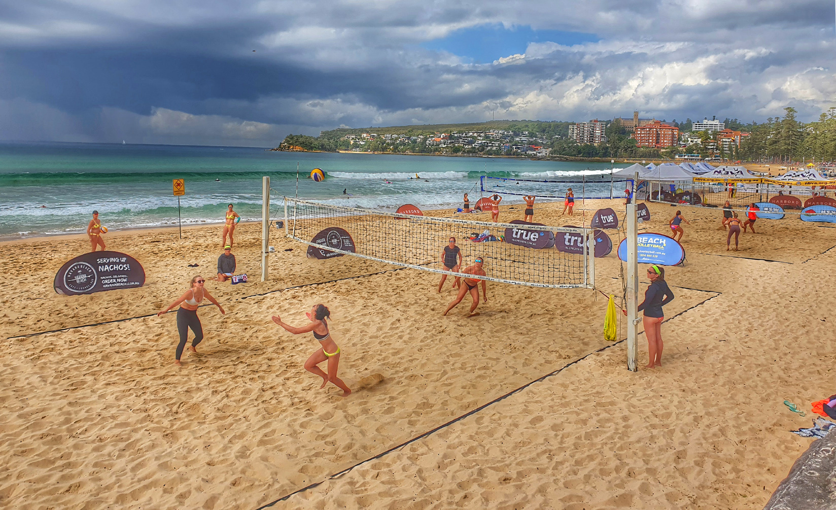 Сиднейский пляжный волейбол... пляжный волейбол пляж Сидней Австралия