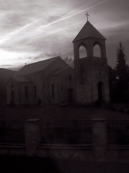 CHURCH IN GAKH. AZERBAIJAN. 