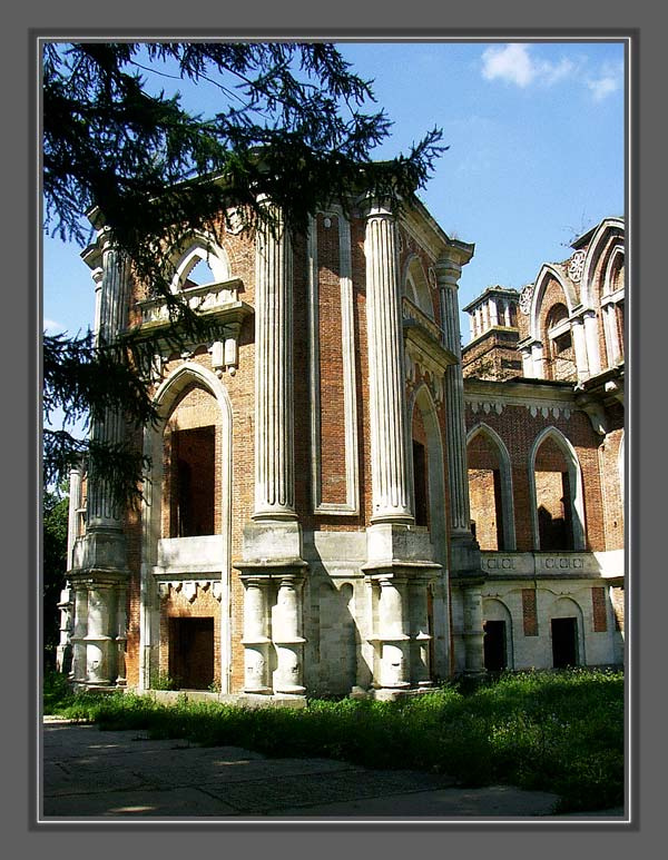 июльский полдень в Царицыно (2, большой дворец) царицыно, музей, дворец, руины