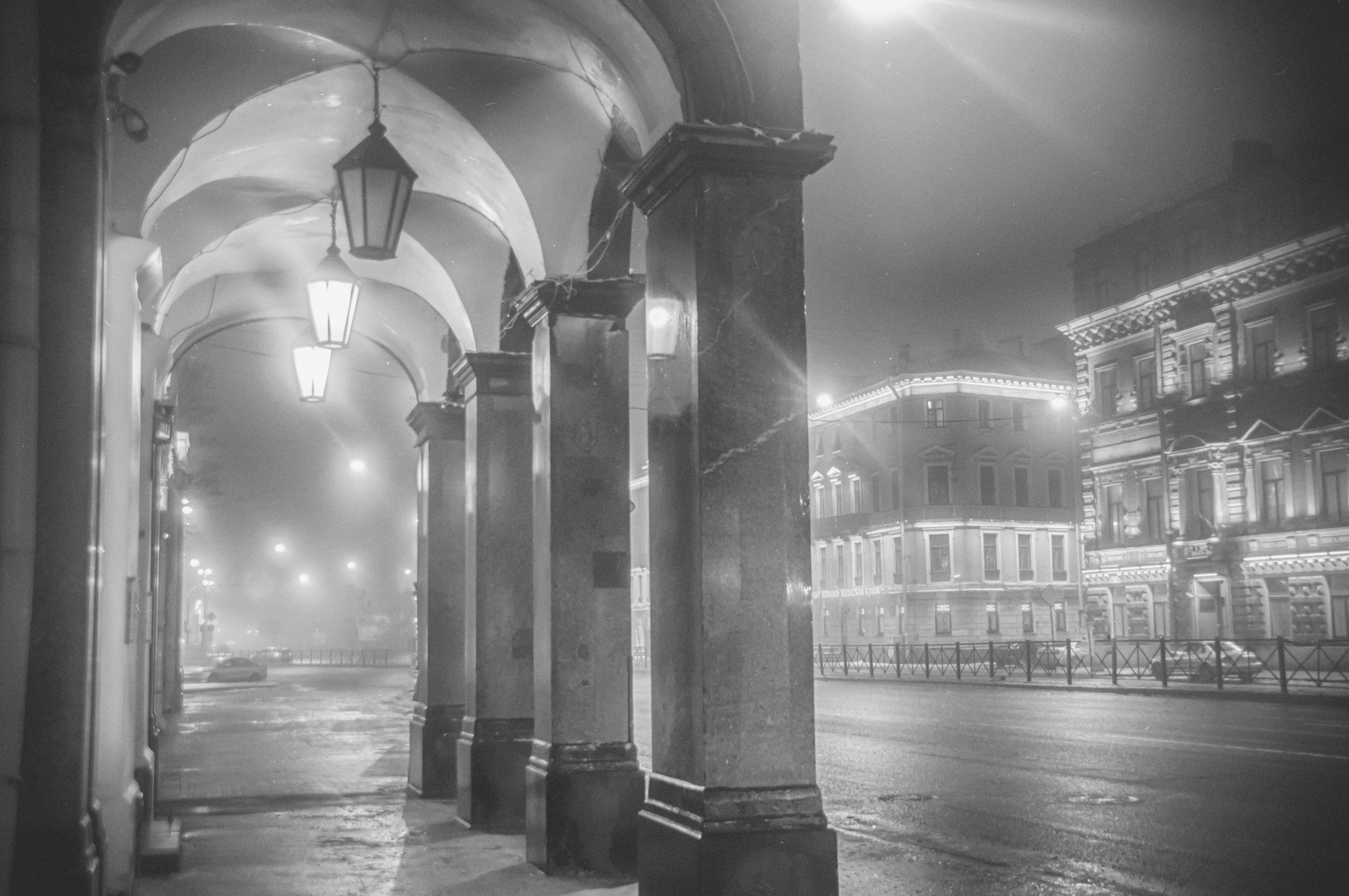 *** Санкт-Петербург Нева непарадный туман площадь Труда