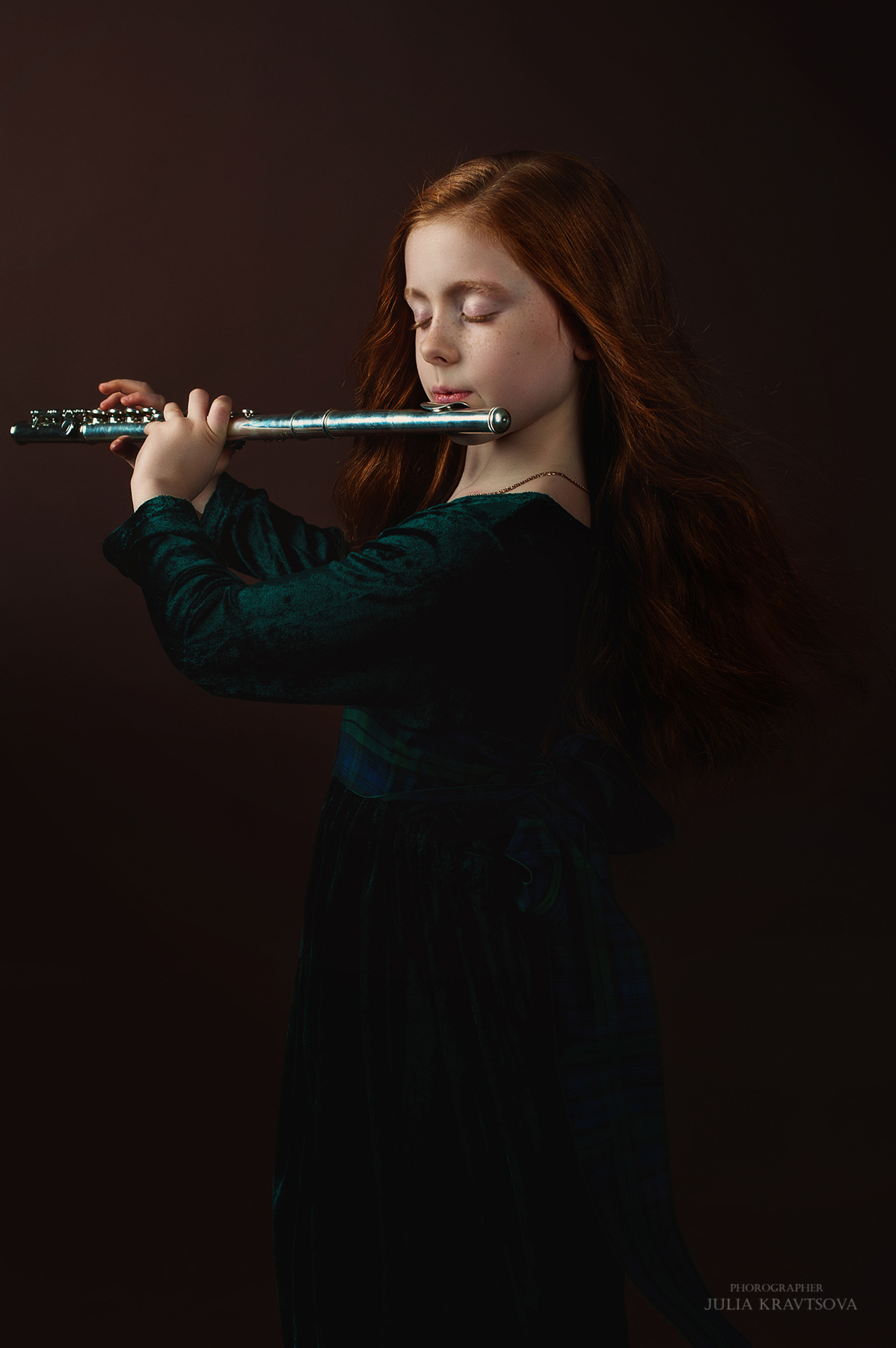 Мелодия души2 рыжая девочка флейта музыка