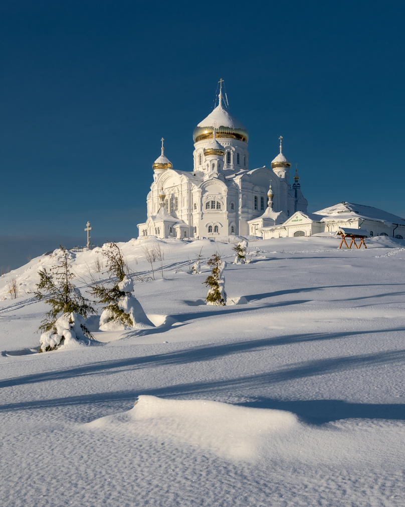 Утро в Белогорье зима утро собор белогорье урал
