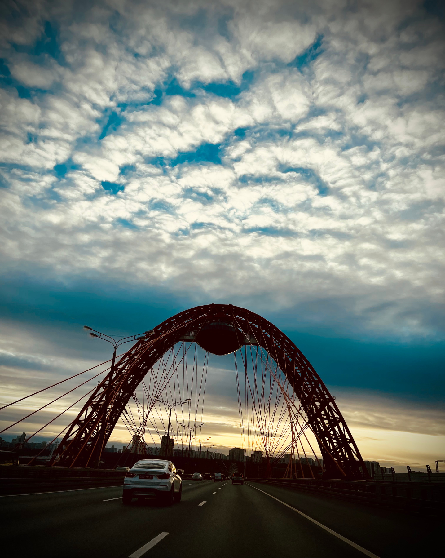 Живописный Мост Мост закат вечер облака