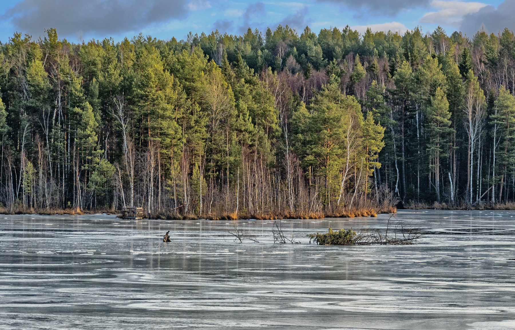 ледяная фоточка россия урал осень зима природа пейзаж снег река лес деревья лед