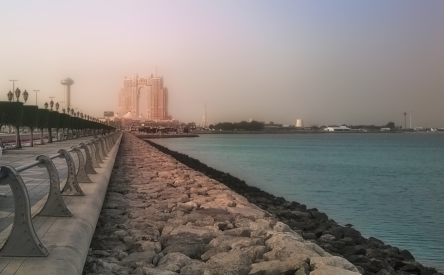 ***Вид на один из лучших отелей Дубая Atlantis. 