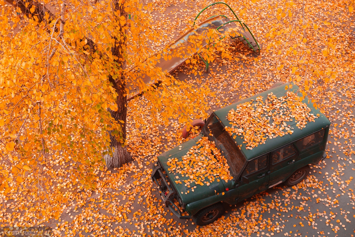 Осень в омске Омск город архитектура провинция регион россия открытка осень парк сад листопад автомобиль