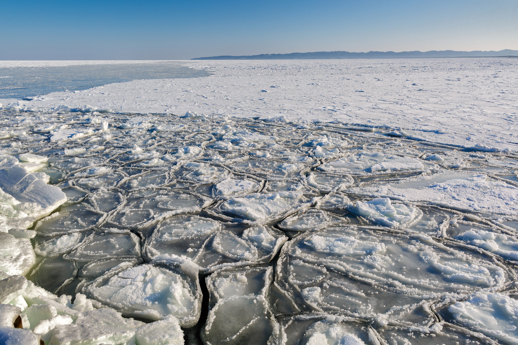 Лед... Сахалин лед море зима