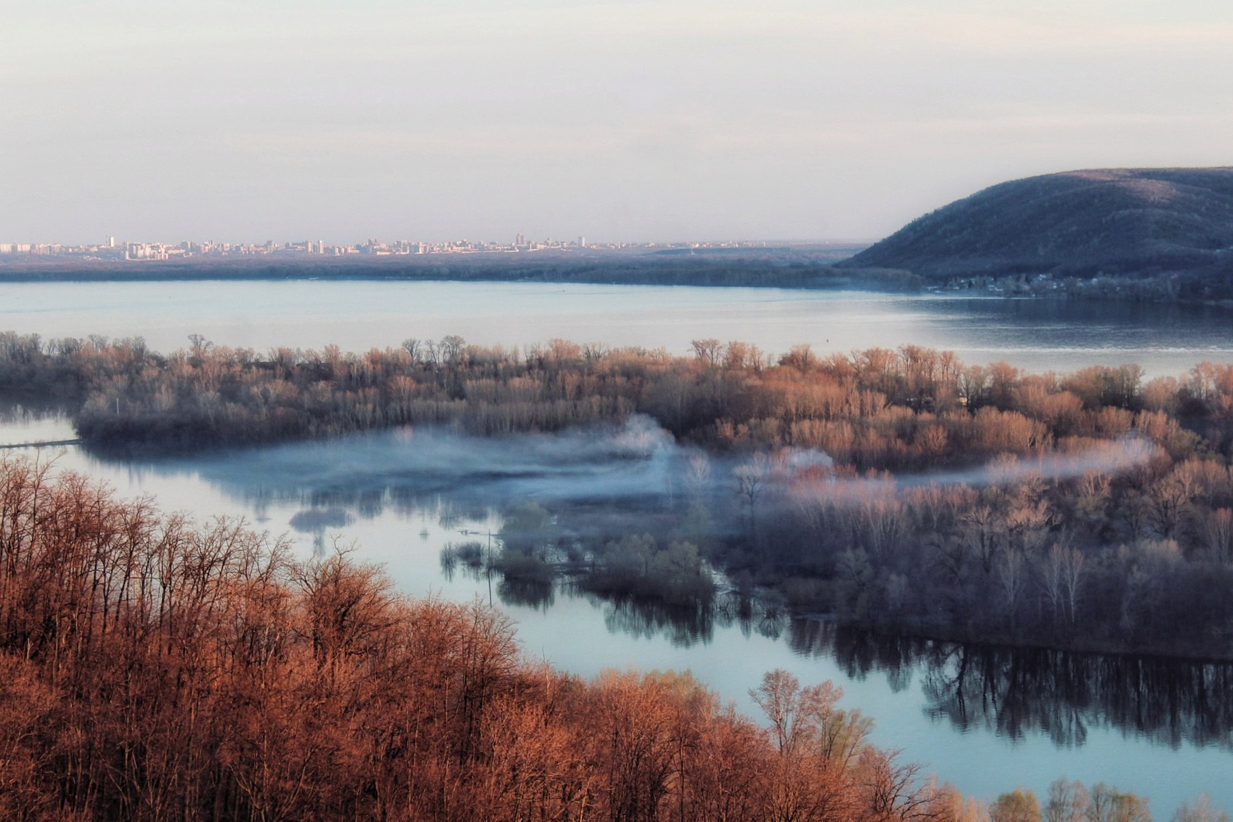 Осенняя пора пейзаж природа nature canon горы Волга осень