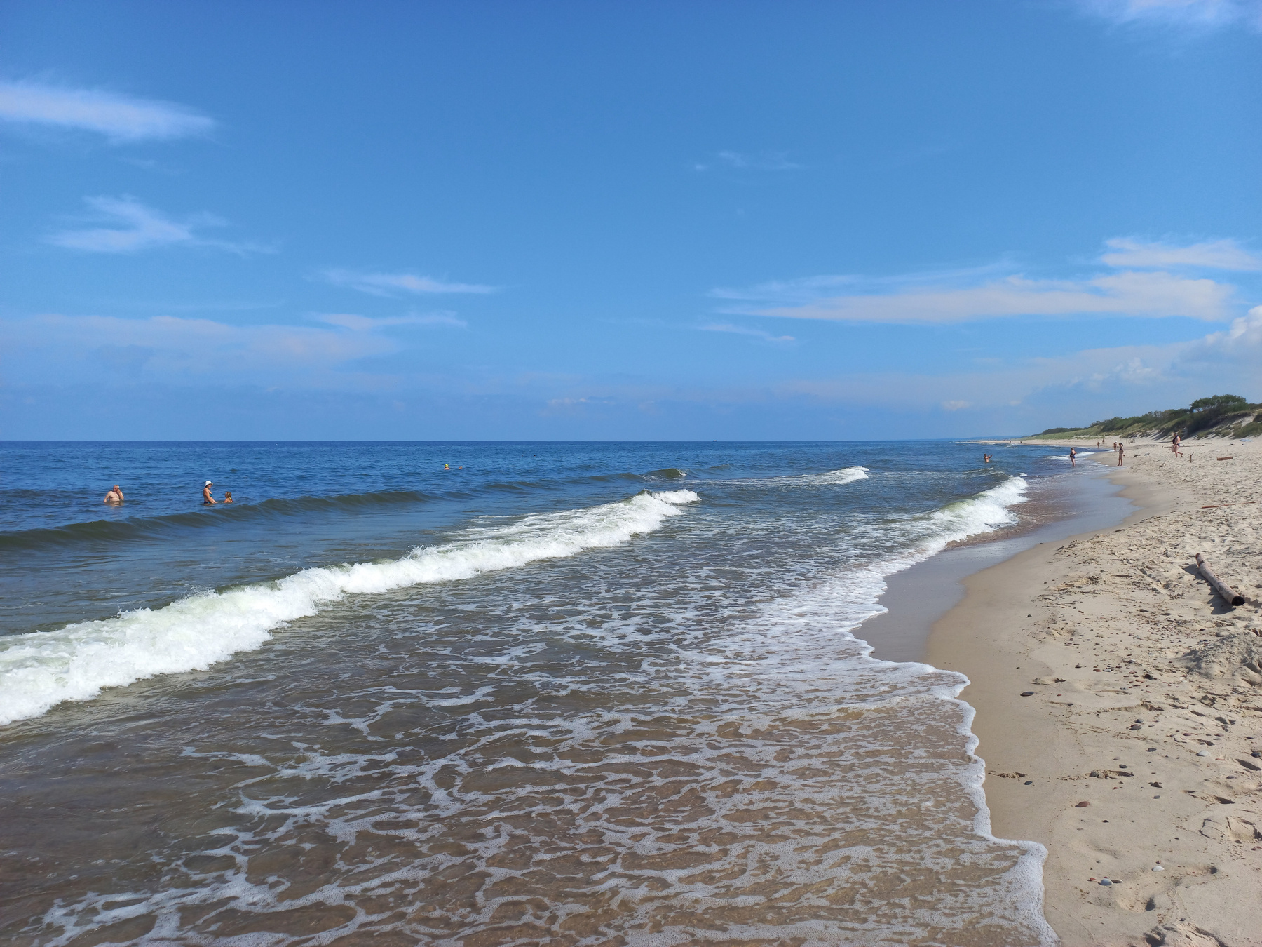 Пляж на Куршской Косе (Калининградская область) Балтика Море Калининград