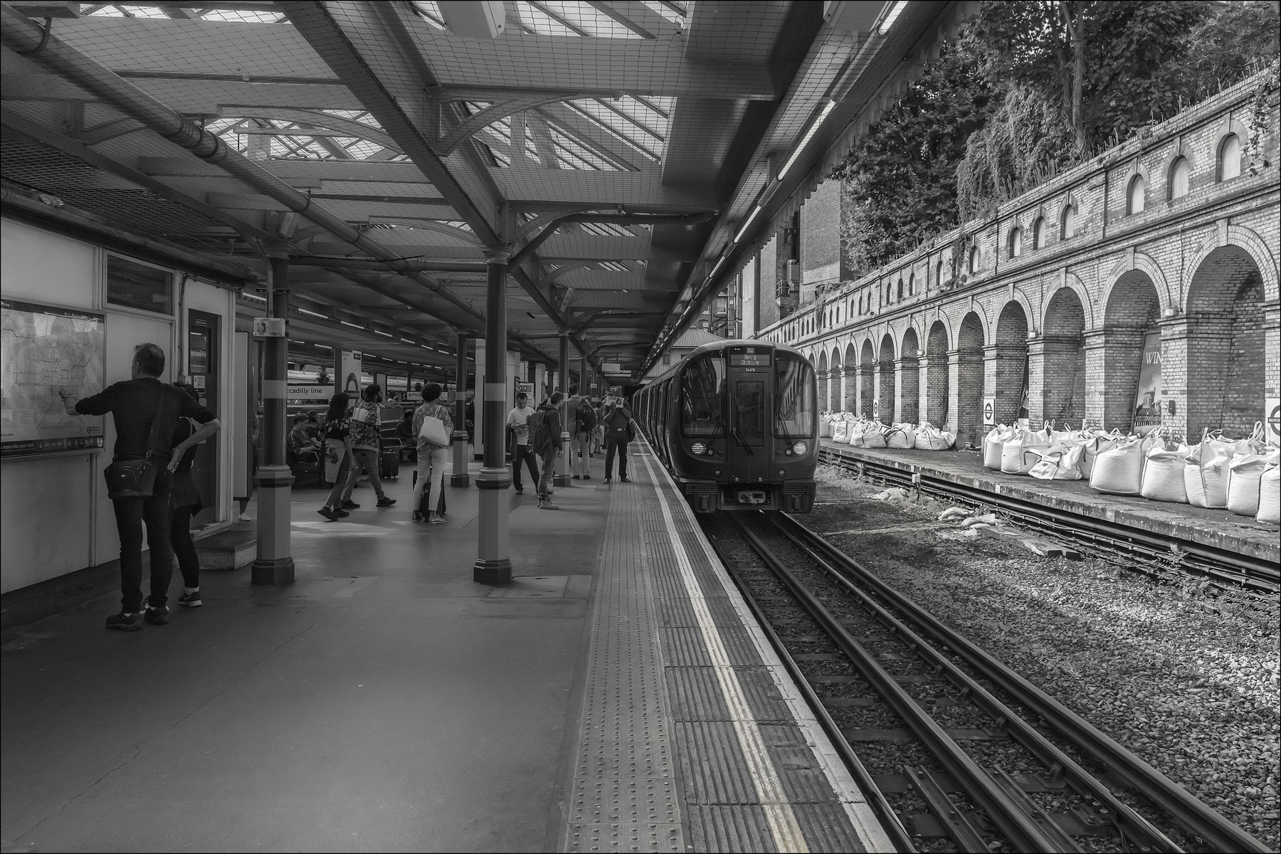 Лондонское метро 2 метро поезд станция