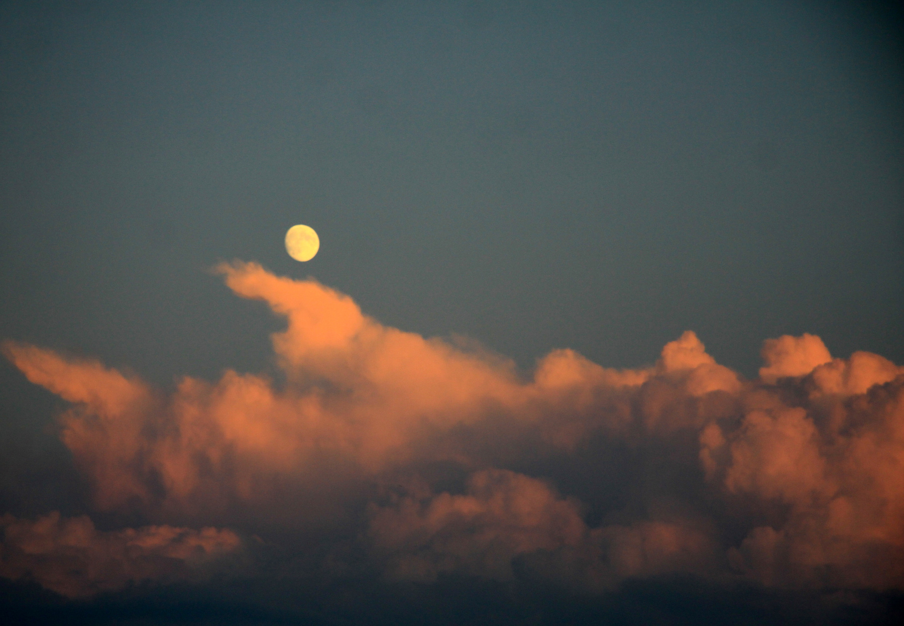 *** небо облако луна