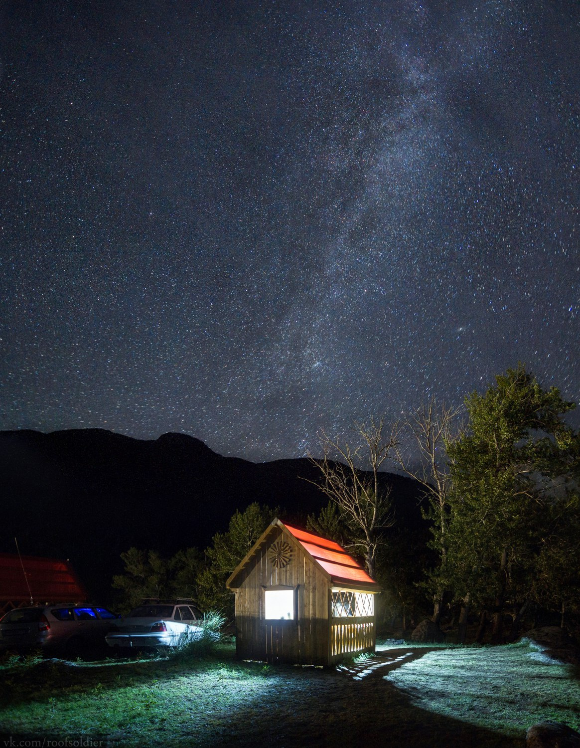 Кемпинг Алтай пейзаж Россия природа звёзды млечный путь ночь ночной небо звёздное панорама