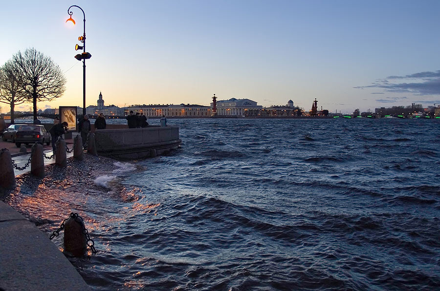 Первое наводнение 2007 г. Петербург наводнение