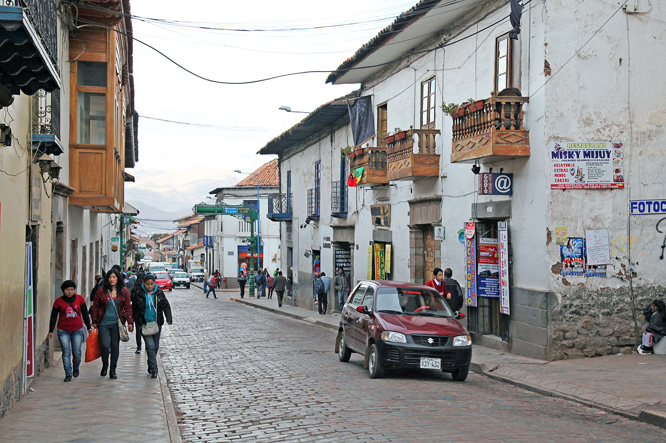 Улочка Куско, Перу 