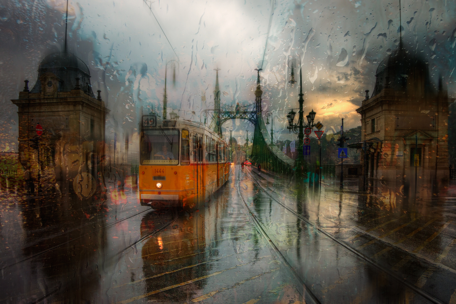 ДОЖДЛИВЫЙ БУДАПЕШТ Будапешт Budapest дождь рассвет