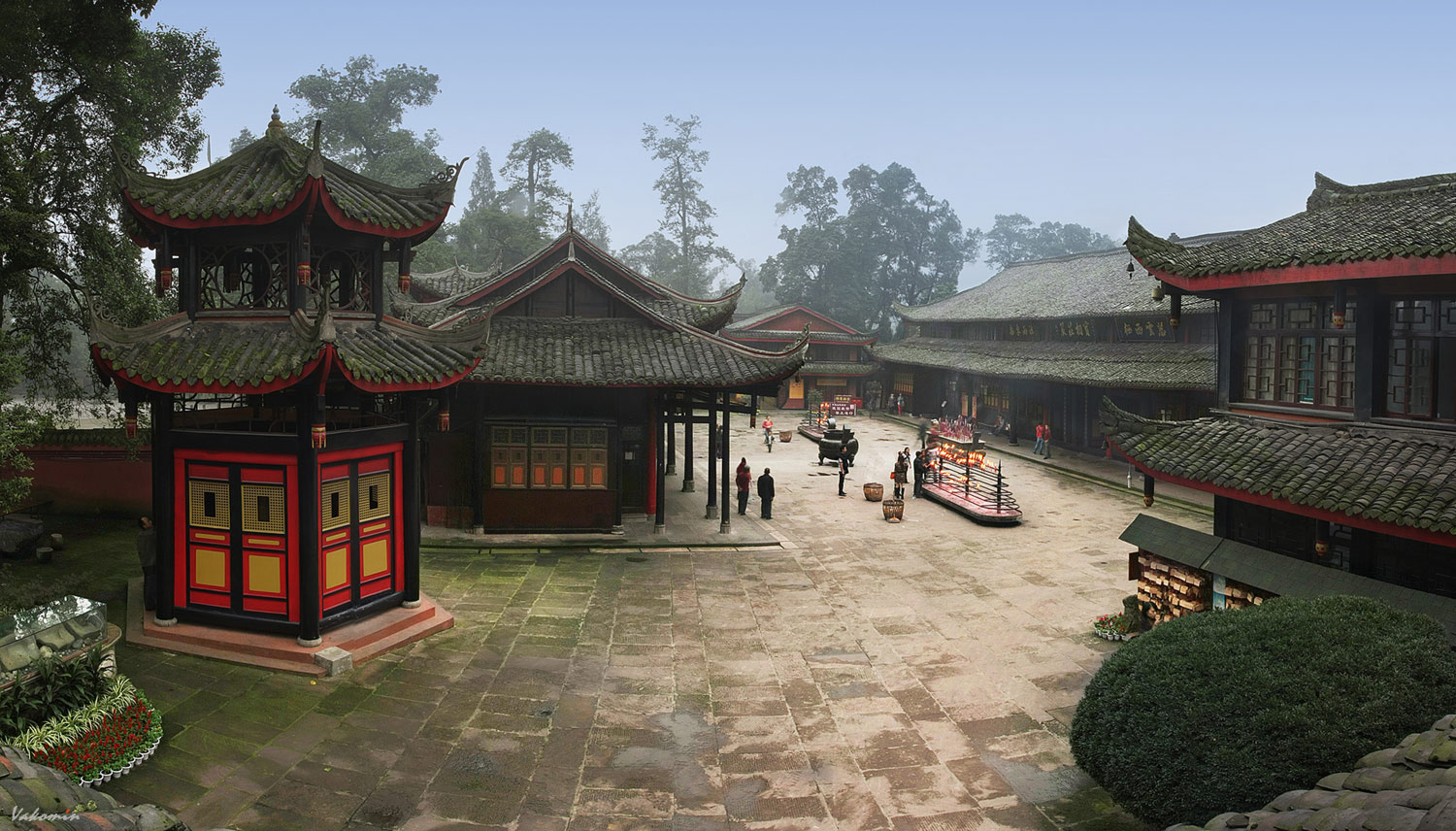 ~~~ Baoguo Temple ~~~ Baoguo_Temple Mount_Emei Сичуан Sichuan Китай China vakomin