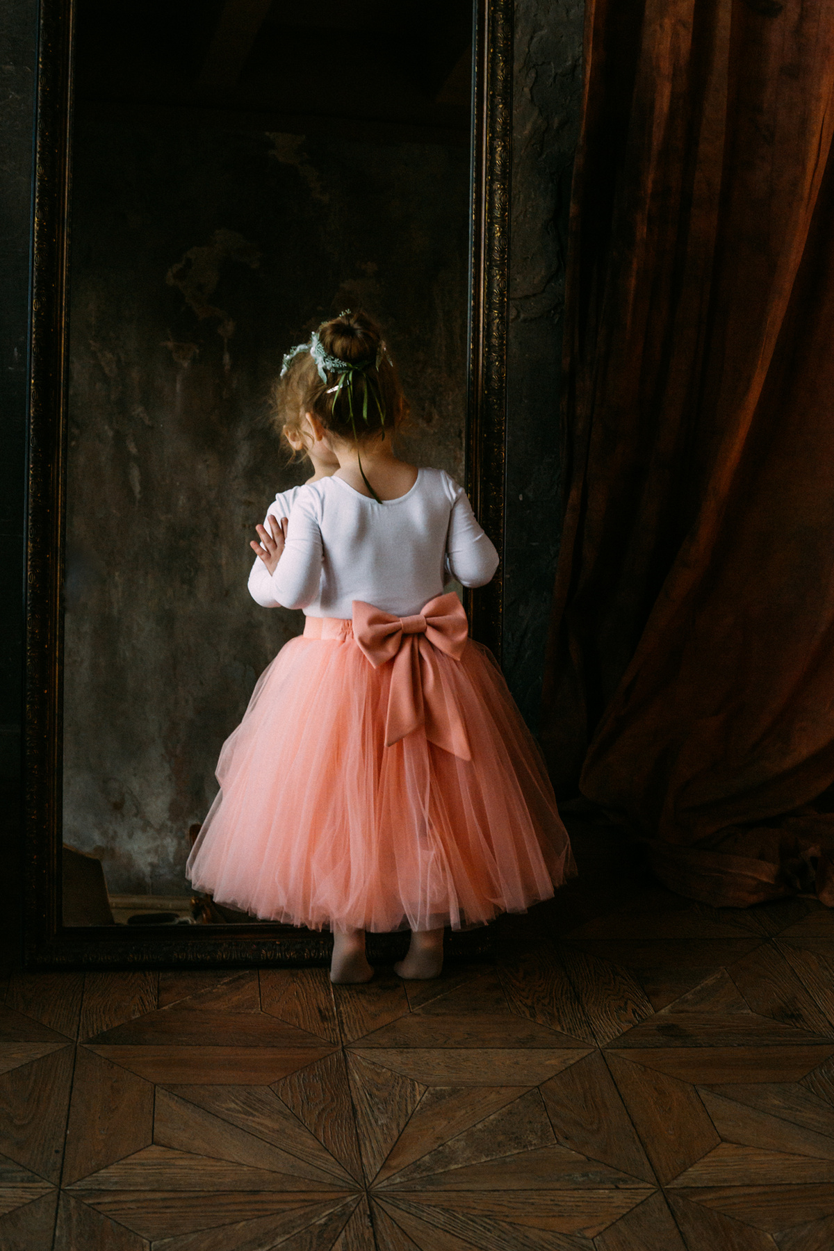 Юная балерина Девочка ребенок балет дети портрет студия