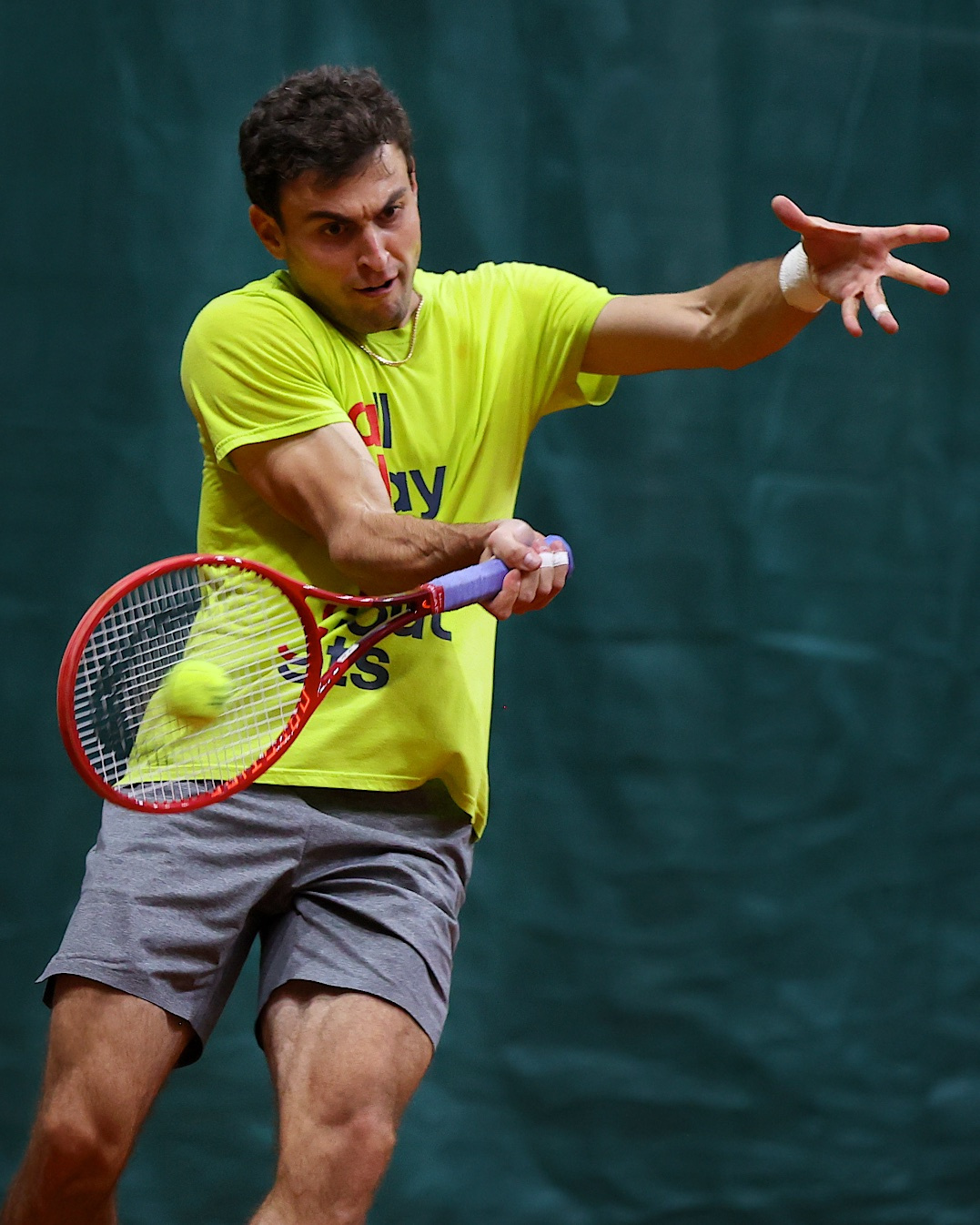 Practice... tennis big moscow Karatsev russia racket ball court Alextennis