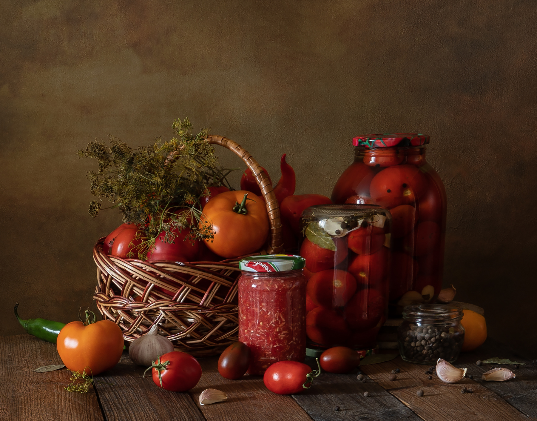 Про помидорки. помидоры консервации заготовки на зиму маринованные хреновина