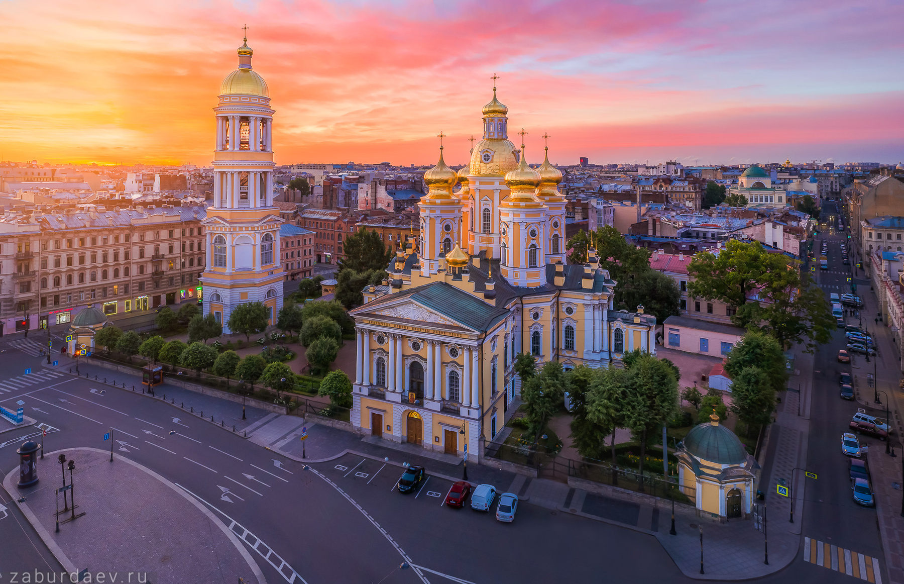 Владимирский собор россия петербург утро рассвет лето