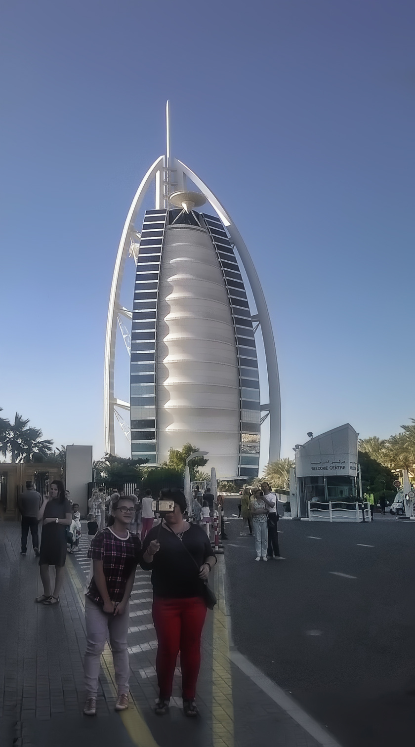 ***Сэлфи на  Burj Al Arab Jumeirah (ОАЭ Дубай) 