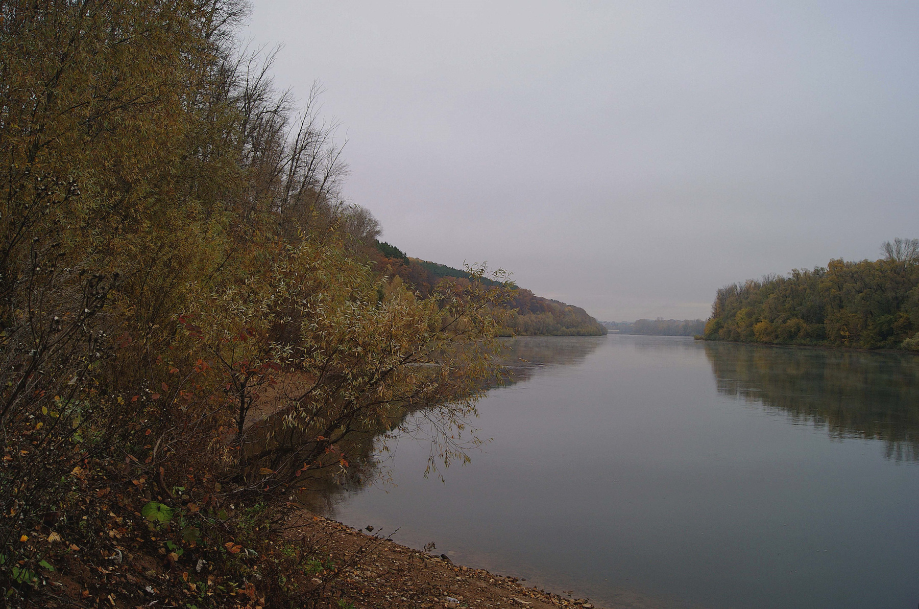 Осенняя река осень октябрь река Уфимка