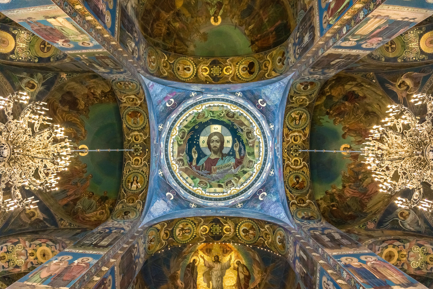 Духовная симметрия Церковь живопись храм интерьер христианство