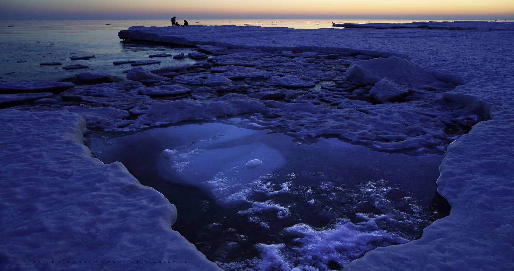 Зимние акаты замёрзшего моря..... пейзаж