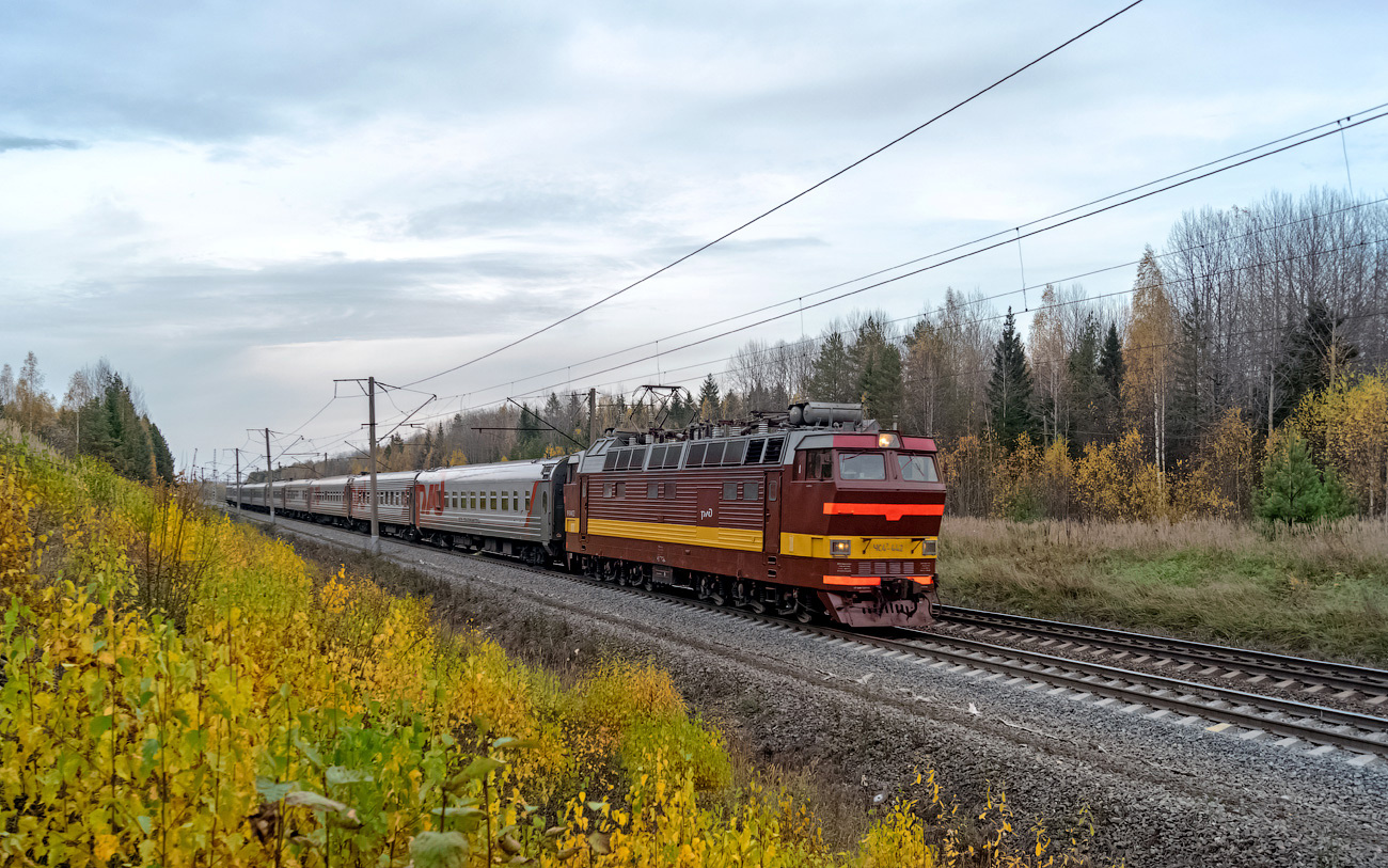 ЧС4Т-442 ЧС4Т-442 сев сжд жд транссиб поезд транспорт шекшема варакинский перегон локомотив электровоз
