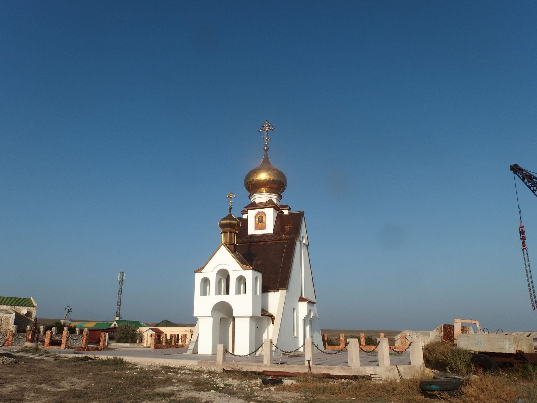 Никольская часовня на мысе Тарханкут, Крым часовня архитектура