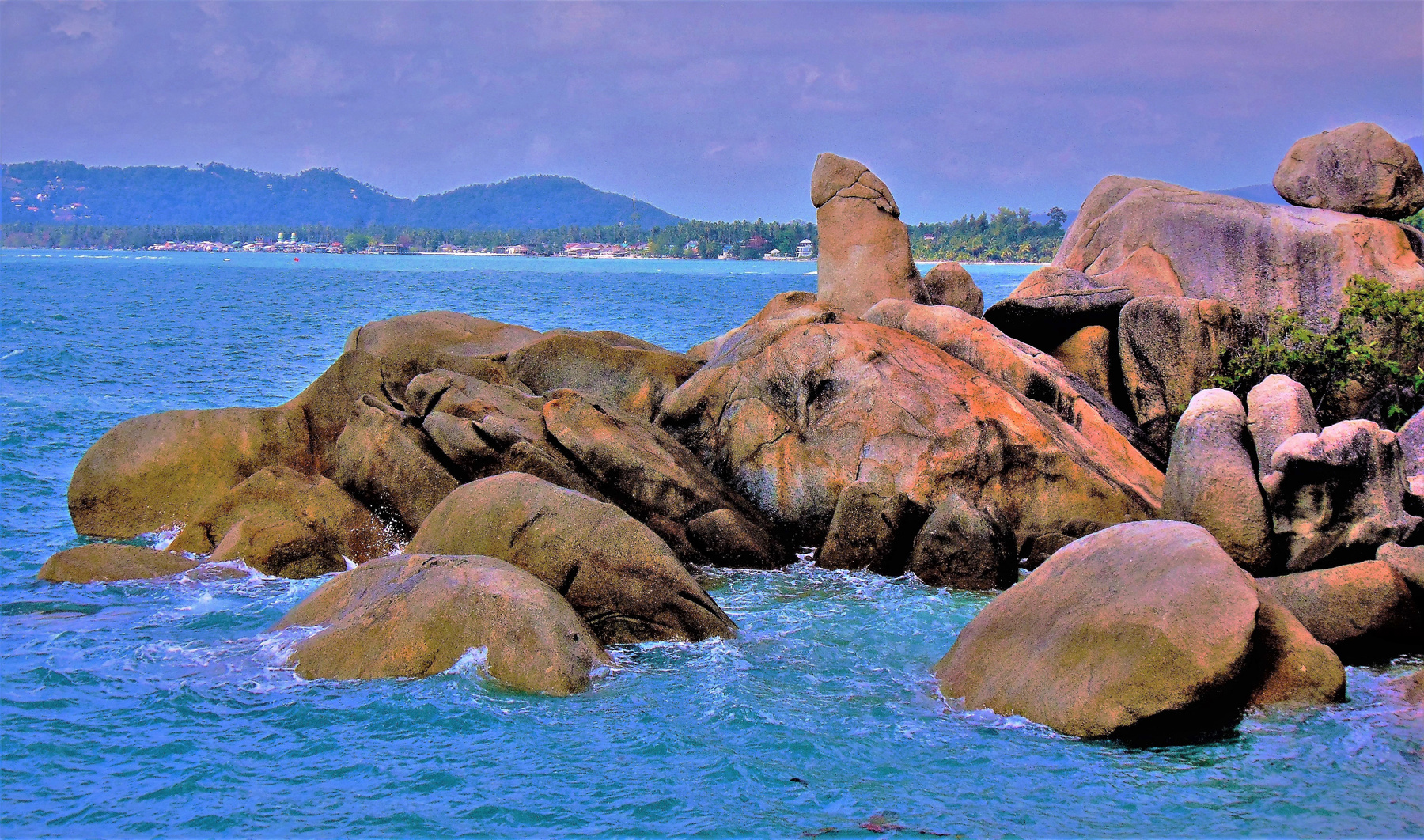 Остров" Дедушка" Путешествия Малайзия остров Самуи камень "Дедушка"
