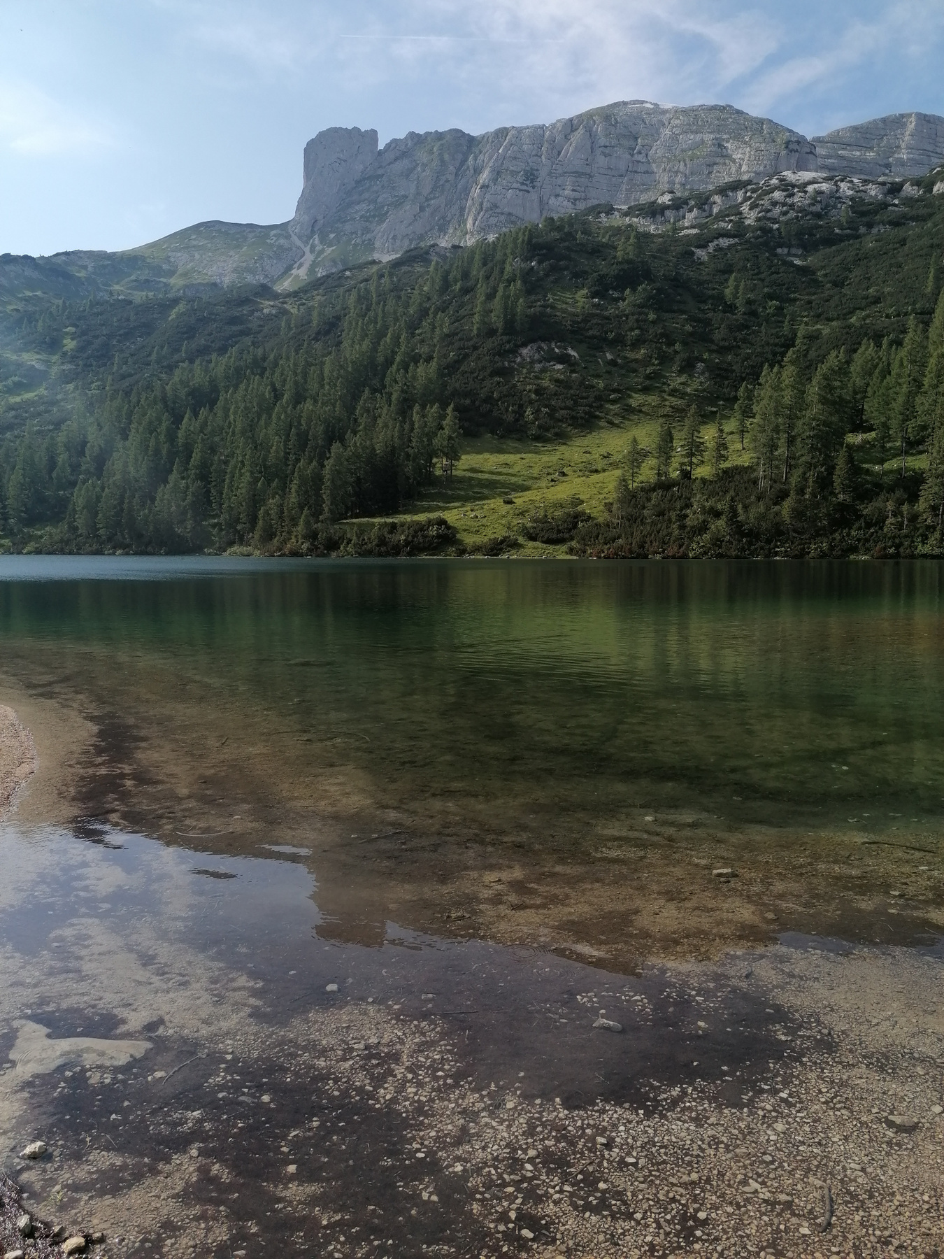Отражение в горном озере 