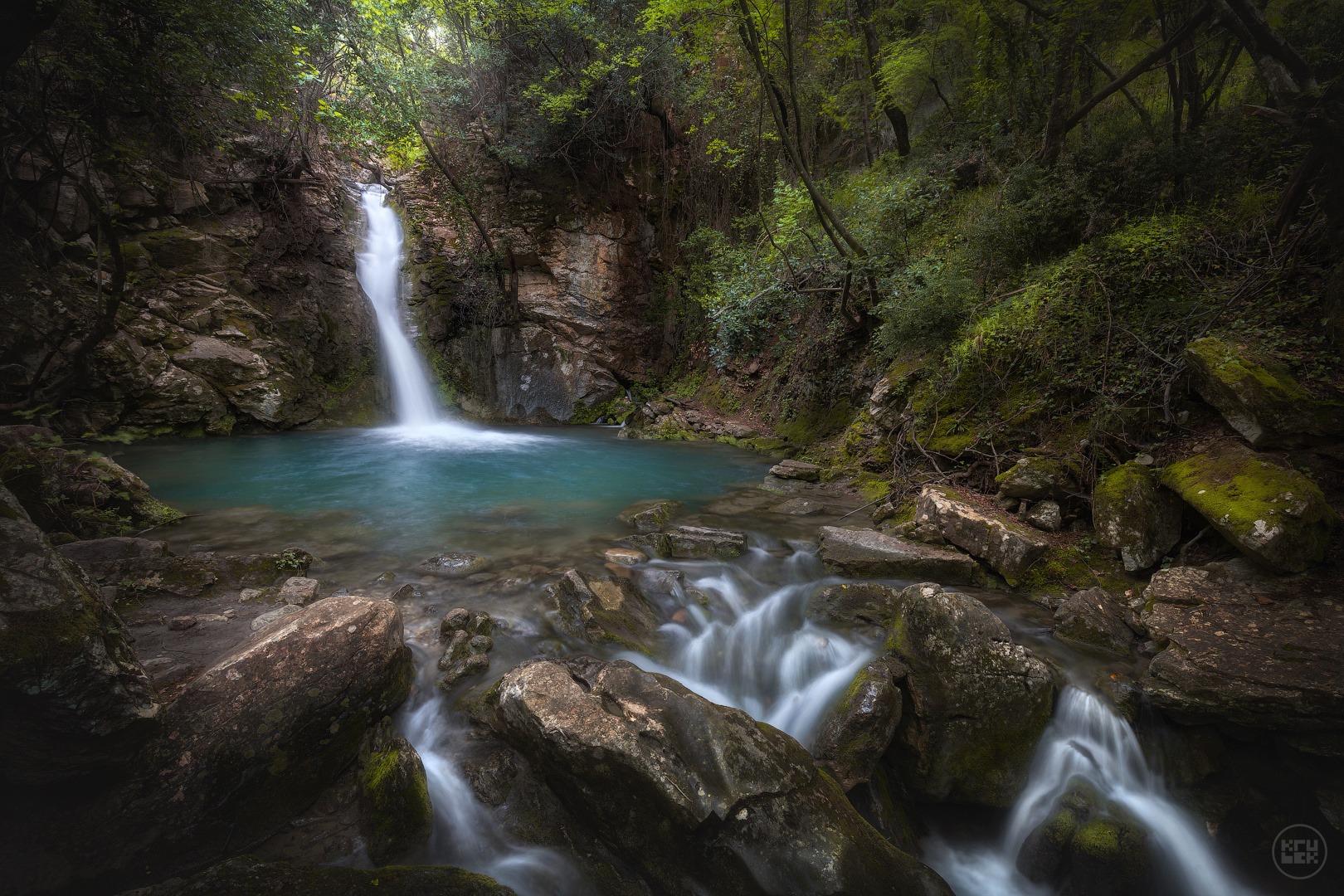 Скрытое место krubek черногория водопад природа