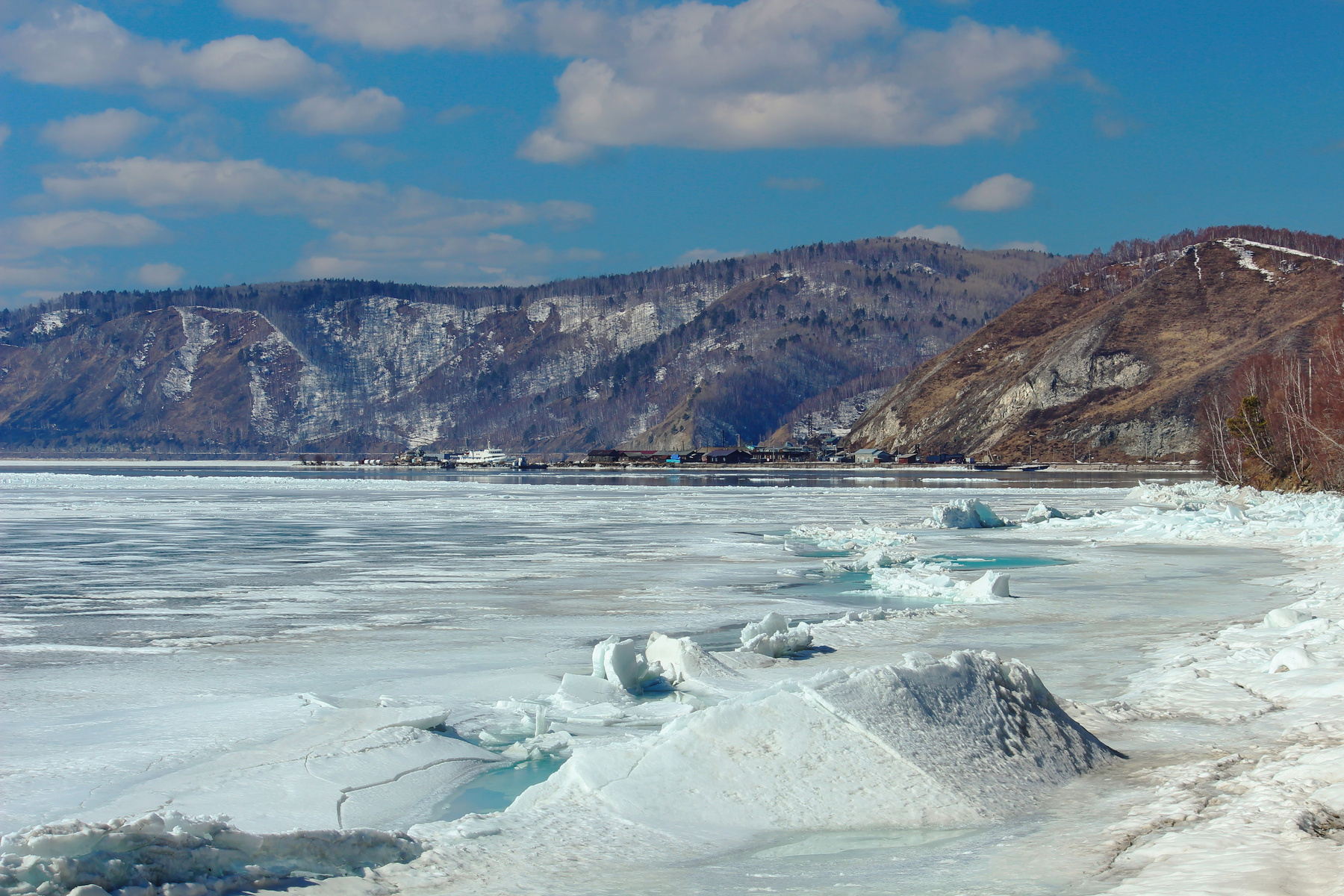 Лёд на Байкале байкал лёд листвянка озеро