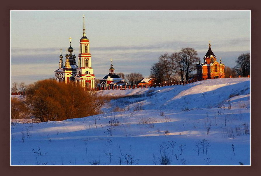 Вечерний пейзаж Суздальские мотивы